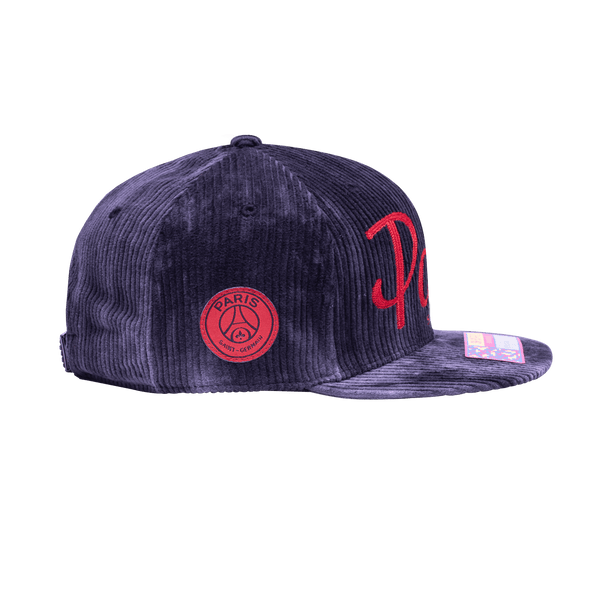 Paris Saint-Germain Fan Ink Open Snapback Hat